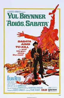 Brynner Prints: ADIOS SABATA, (aka INDIO BLACK)