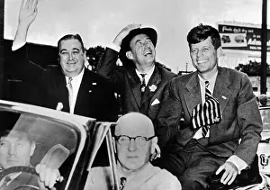 Stevenson Prints: Adlai Stevenson campaigning in Springfield