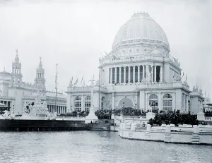 Worlds Fair Prints: Administration building at the World's Columbian Exposition