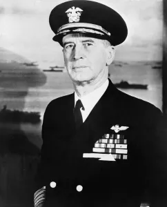 Admirals Prints: Admiral Ernest King in full naval uniform