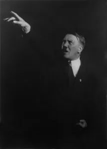 Practice Prints: Adolf Hitler in dramatic oratorical pose
