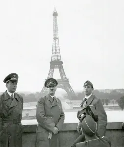 Adolf Prints: Adolf Hitler, flanked by Albert Speer and Arno Breker