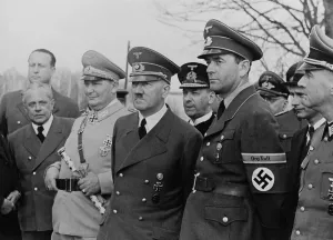 Adolf Prints: Adolf Hitler, flanked by Hermann Goering