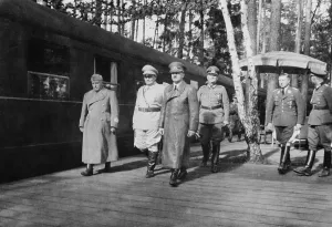 Lcgr1308 Prints: Adolf Hitler, Hermann Goering, and Benito Mussolini