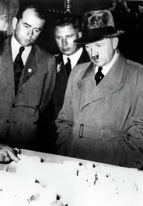 Germany Prints: ADOLF HITLER (R), and ALBERT SPEER (L)