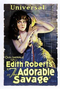Roberts Prints: THE ADORABLE SAVAGE, US poster art, Edith Roberts, 1920