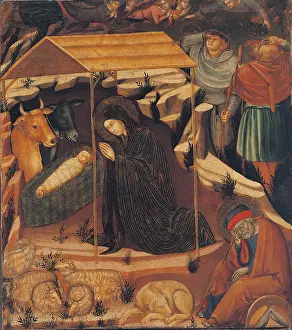 Stable Prints: Adoration of the Child, by Barnaba da Modena