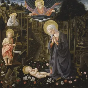 Path Prints: Adoration of the Child, Workshop of Filippo Lippi