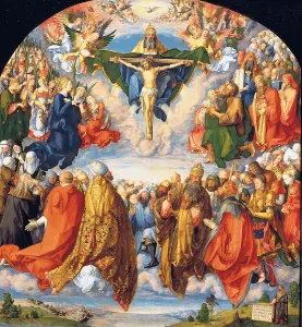 Mid Air Prints: The Adoration of the Holy Trinity (The Landauer Altarpiece)
