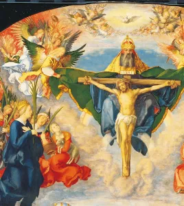 Mid Air Prints: The Adoration of the Holy Trinity (The Landauer Altarpiece)