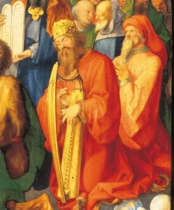 Altarpiece Prints: The Adoration of the Holy Trinity (The Landauer Altarpiece)