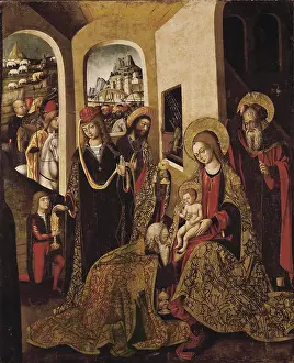 Three Kings Prints: The Adoration of the Magi. 15th c
