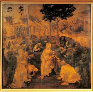 Building Exterior Prints: Adoration of the Magi, by Leonardo da Vinci