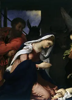 Lorenzo Lotto Prints: Adoration of the Sheperds, by Lorenzo Lotto