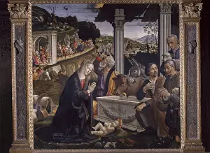 Pillar Prints: Adoration of the Shepherds (Adorazione dei pastori)