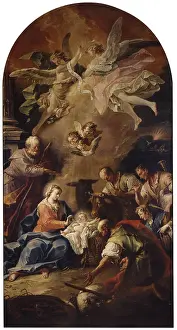 Shepherd Prints: Adoration of Shepherds, by Gaspare Diziani