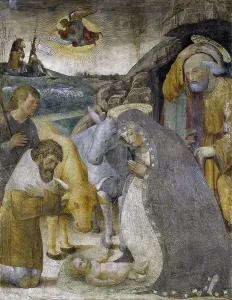 Christmas Prints: Adoration of the Shepherds, by Unknown Artist