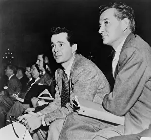Producers Prints: Adrian Scott and Larry Parks at the House Un-American Activities Committee hearings, 1951