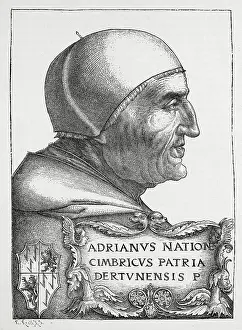 Latium Prints: ADRIAN VI (1459-1523). Pope from 1522 to 1523