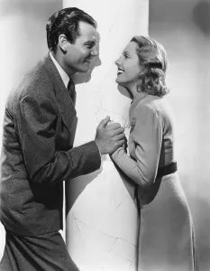 Images Dated 23rd February 2016: ADVENTURE IN MANHATTAN, from left: Joel McCrea, Jean Arthur, 1936