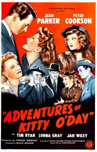 Arguing Prints: ADVENTURES OF KITTY O'DAY, US poster