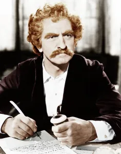 Pipe Smoking Prints: THE ADVENTURES OF MARK TWAIN, Fredric March, (as Mark Twain), 1944