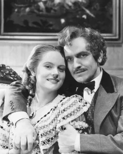 Images Dated 6th January 2014: THE ADVENTURES OF MARK TWAIN, from left, Alexis Smith, Fredric March, 1944