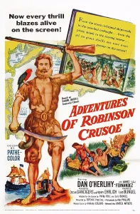 THE ADVENTURES OF ROBINSON CRUSOE, (aka ROBINSON CRUSOE), US poster, Dan O'Herlihy, 1954