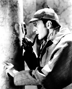 Tweed Cap Prints: THE ADVENTURES OF SHERLOCK HOLMES, Basil Rathbone as Sherlock Holmes, 1939