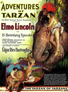 Lincoln Prints: ADVENTURES OF TARZAN, Elmo Lincoln as Tarzan, 1921