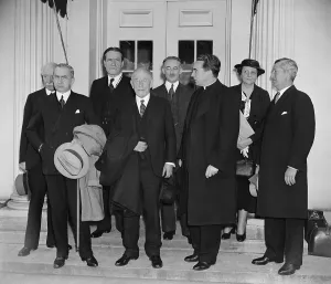 Humanitarian Prints: Advocates for Jewish refugees after meeting with President Franklin Roosevelt