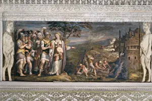 Suit Of Armor Prints: Aeneas and Dido Witness the Building of Carthage