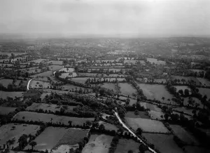 Hedgerows Prints: Aerial view of the hedgerows of Normandy