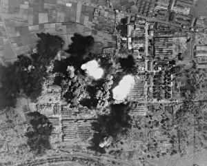 Air Force Prints: Aerial view of Hitachi Aircraft Co