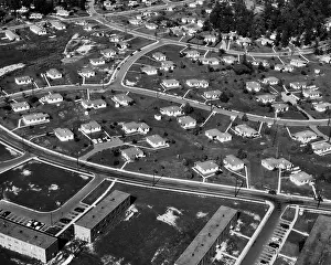 Lcgr1409 Prints: An Aerial view of housing development in Oak Ridge