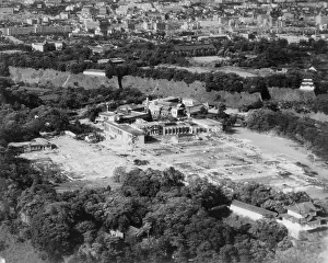 Air Force Prints: Aerial view of the Imperial Palace in Tokyo
