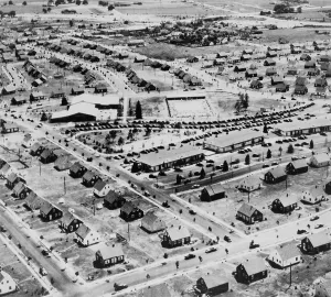February Prints: Aerial view of Levittown New York in 1953