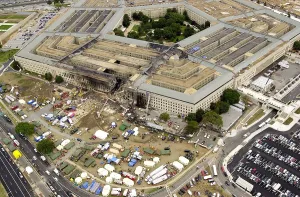 2000s Prints: Aerial view of the Pentagon on Sept