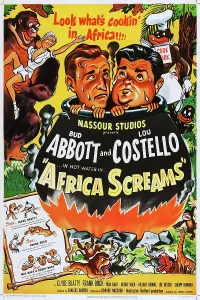Comedians Prints: AFRICA SCREAMS, from left: Bud Abbott, Lou Costello, 1949