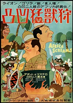 Posbyb Prints: AFRICA SCREAMS, Lou Costello, Bud Abbott (Abbott & Costello), 1949