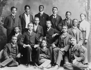Higher Education Prints: African American academic students at Roger Williams University in Nashville