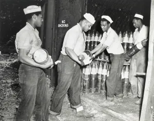Non Combat Prints: African American ammunition handlers in the U.S. Navy during World War 2