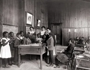 Thanksgiving Prints: African American children learning about Thanksgiving