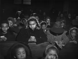 Nuns Prints: African American children at Mass on the South Side