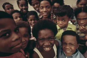 Faces Prints: African American children on the street in North Philadelphia. Ca. 1975