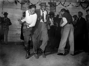 Negro Prints: African American juke joint, original title: Jitterbugging in a Negro Juke Joint on Saturday evening