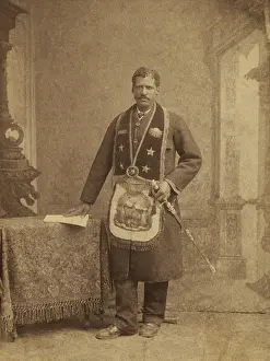 Backdrop Prints: African American member of the Grand United Order of Odd Fellows
