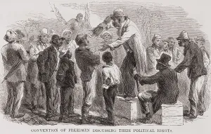 13th Amendment Prints: African American men discuss their political rights during the years of Congressional Reconstruction