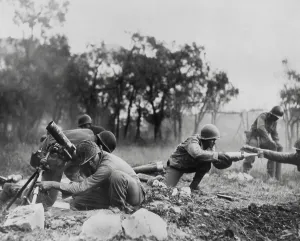 The Right To Fight Prints: African American mortar company of the 92nd Division in combat near Massa
