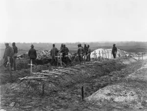 Digging Prints: African-American soldiers of the 321st Labor Battalion in the segregated U